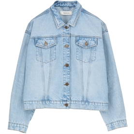 Skall Studio Inger Denim Jacket, Worn Light Blue